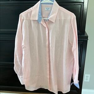 Women's Pink Button Down Shirt‎